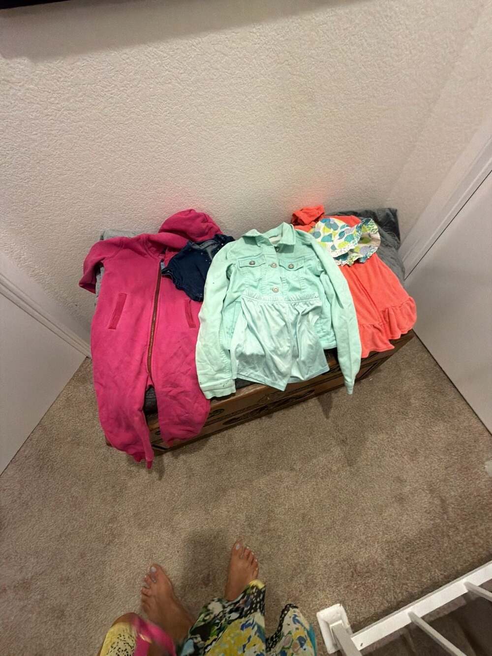 Girls Mixed Clothing Bundle Including Wonder Nation Denim Jacket, Primark Hoodie